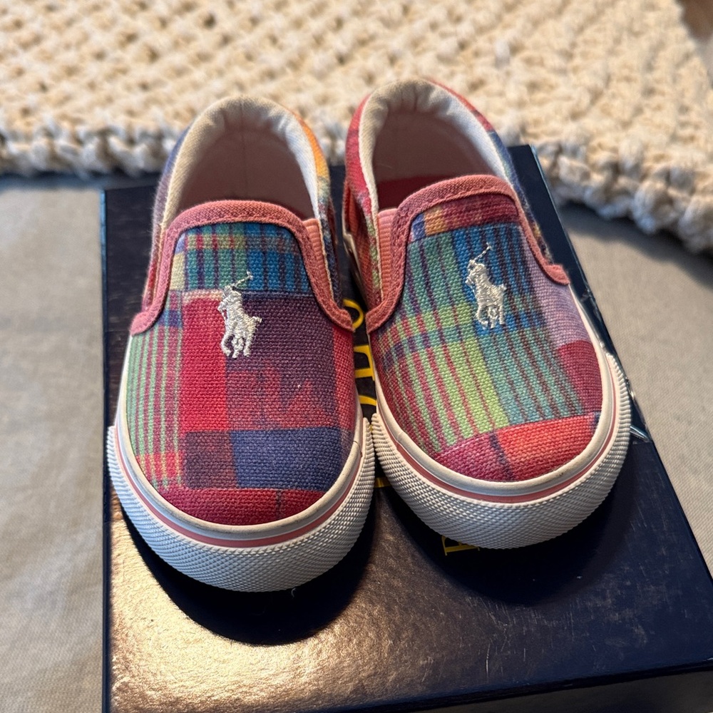 Polo by Ralph Lauren Kids Multicolor Keaton Slip-On Sneakers